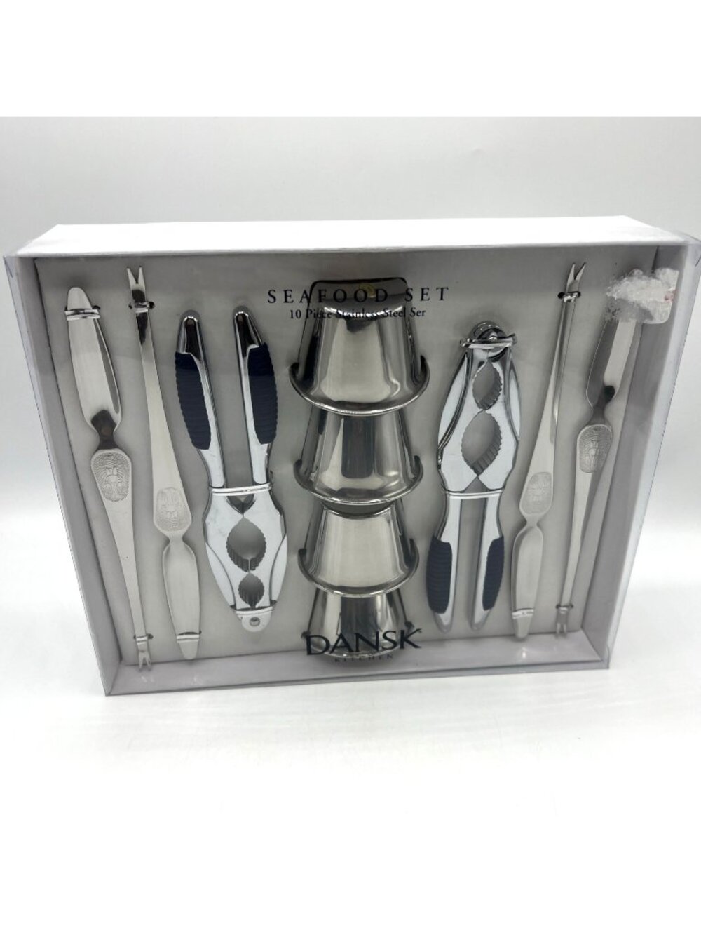Dansk Seafood Set 10 Piece Stainless Steel Kitchen Gadgets New